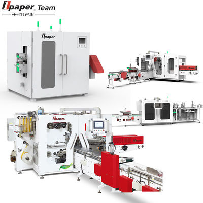 quality 공기 소비 200-260L/min 연속 생산을 위한 티슈 페이퍼 포장 기계 factory